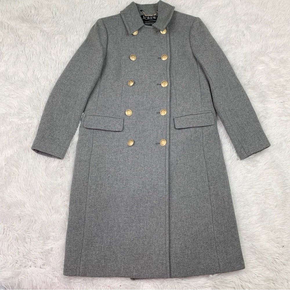 J. Crew Warwick topcoat in Italian stadium-cloth wool blend double breasted